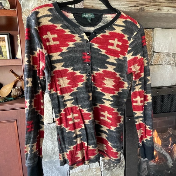 Ralph Lauren Sweater with matching shirt - Picture 2 of 7